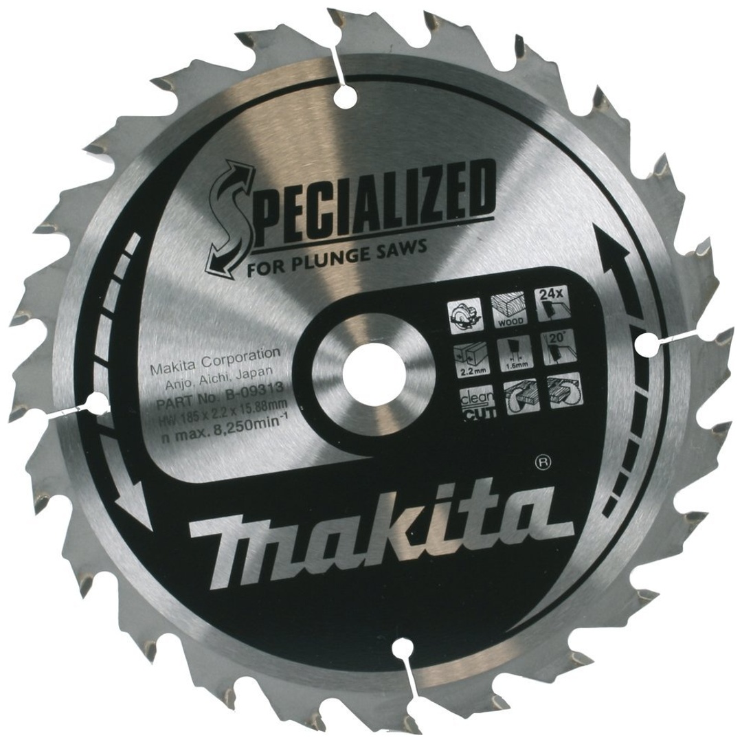 Makita HM-Sägeblatt 185x15,88 mm, 24 Zähne