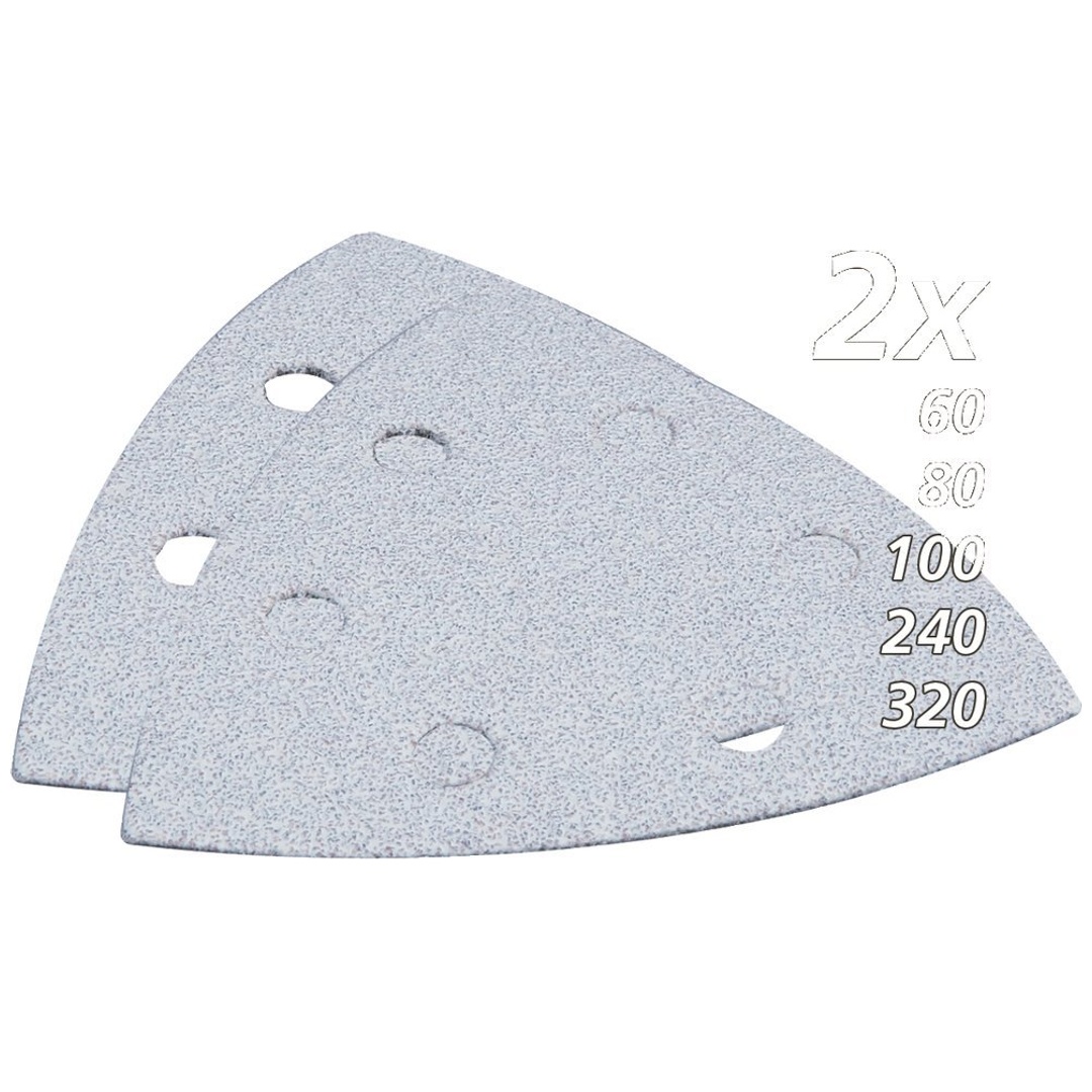 Makita Delta-Schleifpapier Set, 10 Stk., Ø 94 mm, Körnung 60-320