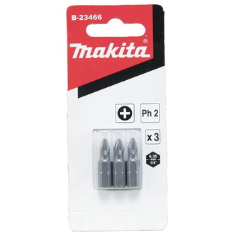 Makita Bit-Set 3 Stk., PZ1, PZ2, PZ3, 25 mm