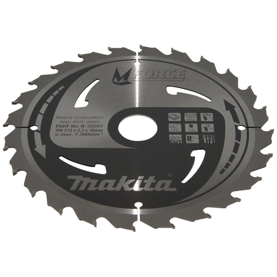 Makita Kreissägeblatt M-FORCE 210/30 mm, 24 Zähne, 1,4 mm, Holz