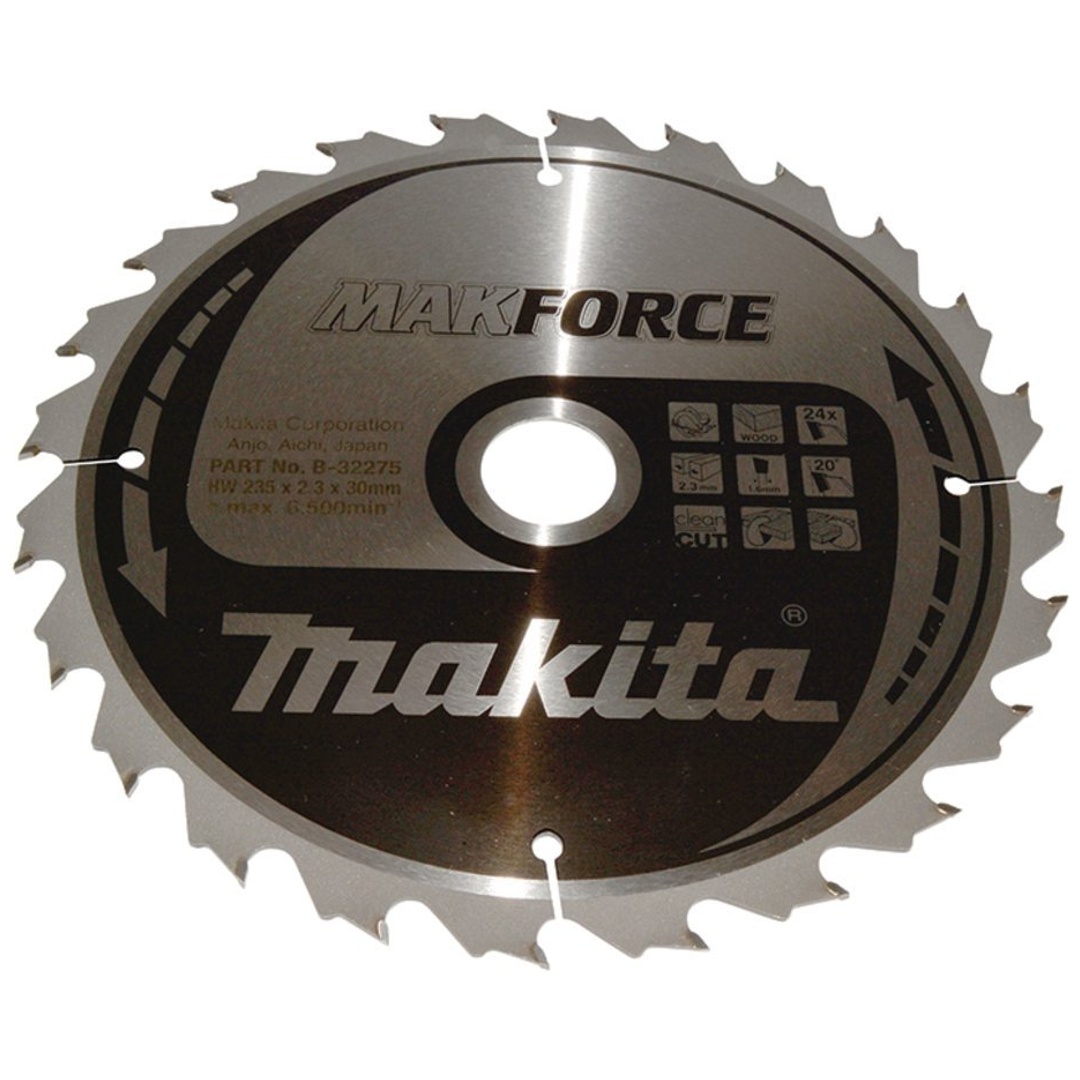 Makita Kreissägeblatt MAKFORCE 235/30 mm, 24 Zähne, 1,6 mm, Holz