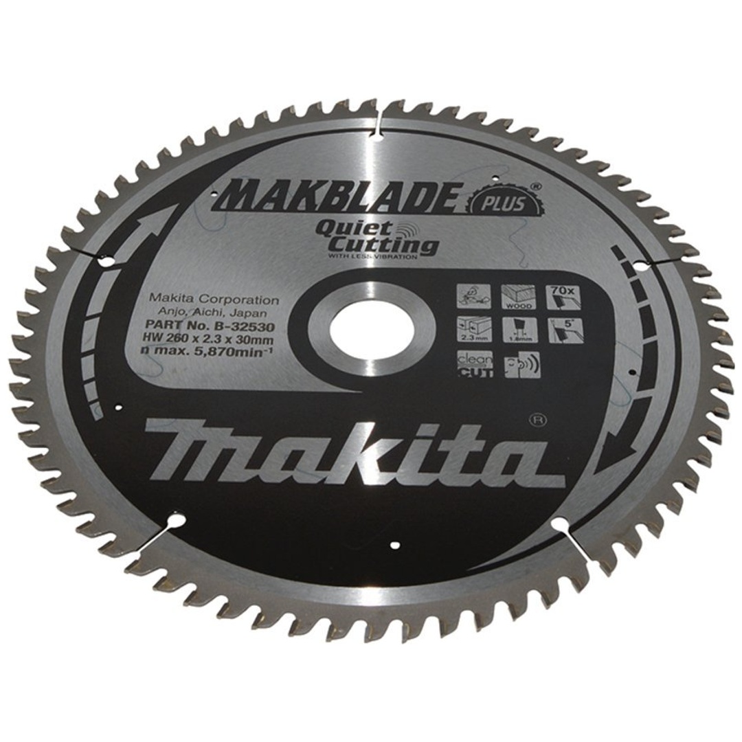 Makita Sägeblatt MAKBLADE+ 260x30x70Z