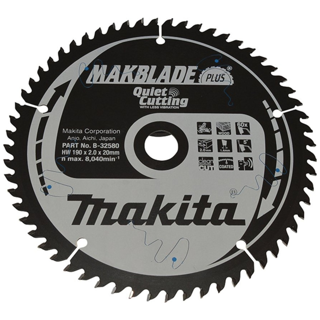 Makita Sägeblatt MAKBLADE+ 190x20x60Z