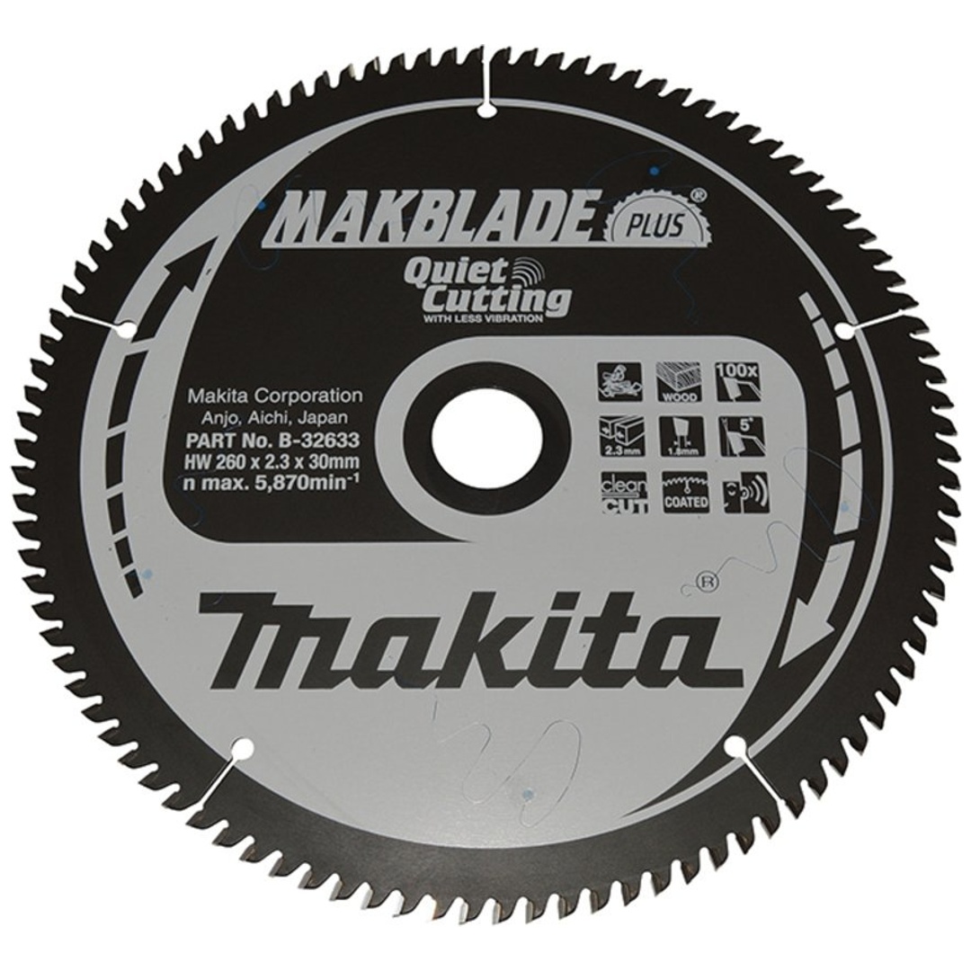 Makita Sägeblatt MAKBLADE+ 260x30x100Z