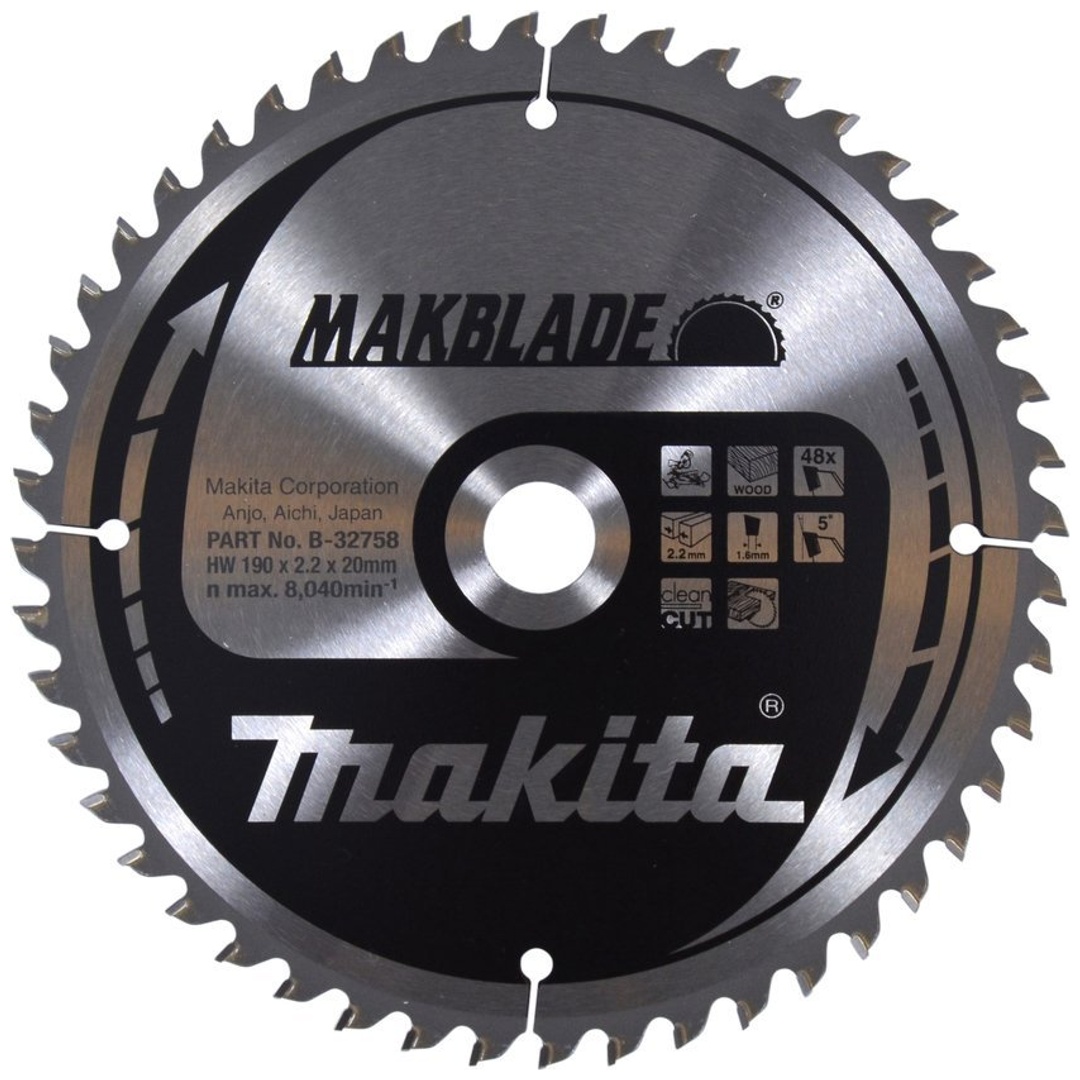 Makita Sägeblatt MAKBLADE 190x20x48Z