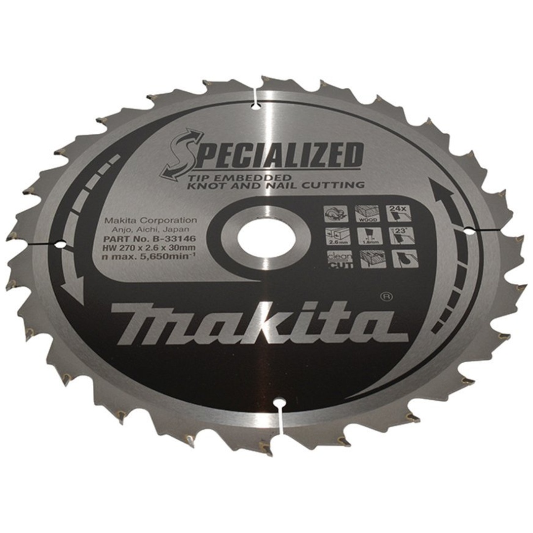 Makita Sägeblatt SPECIALIZED 270x30x24Z