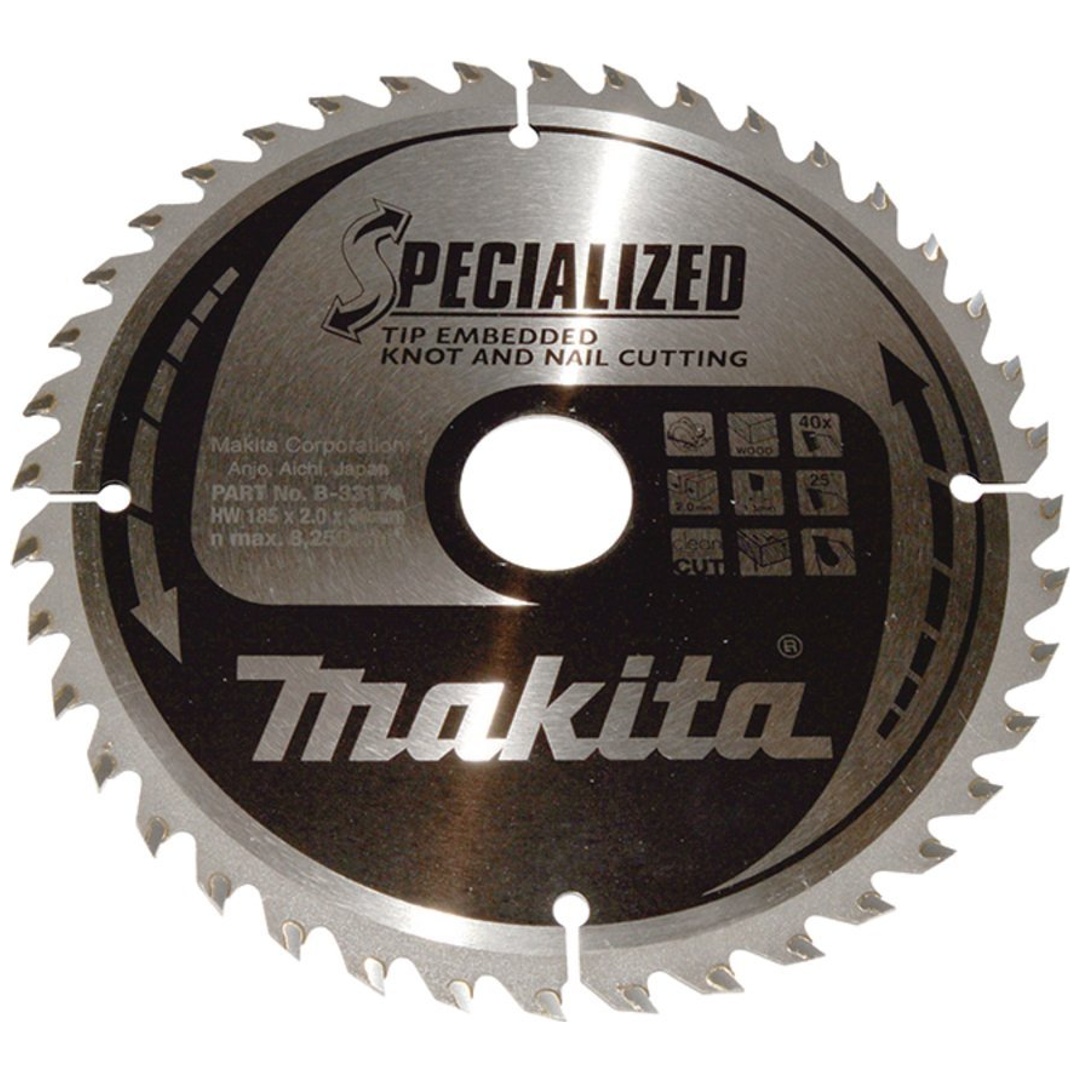 Makita Sägeblatt SPECIALIZED 185x30x40Z