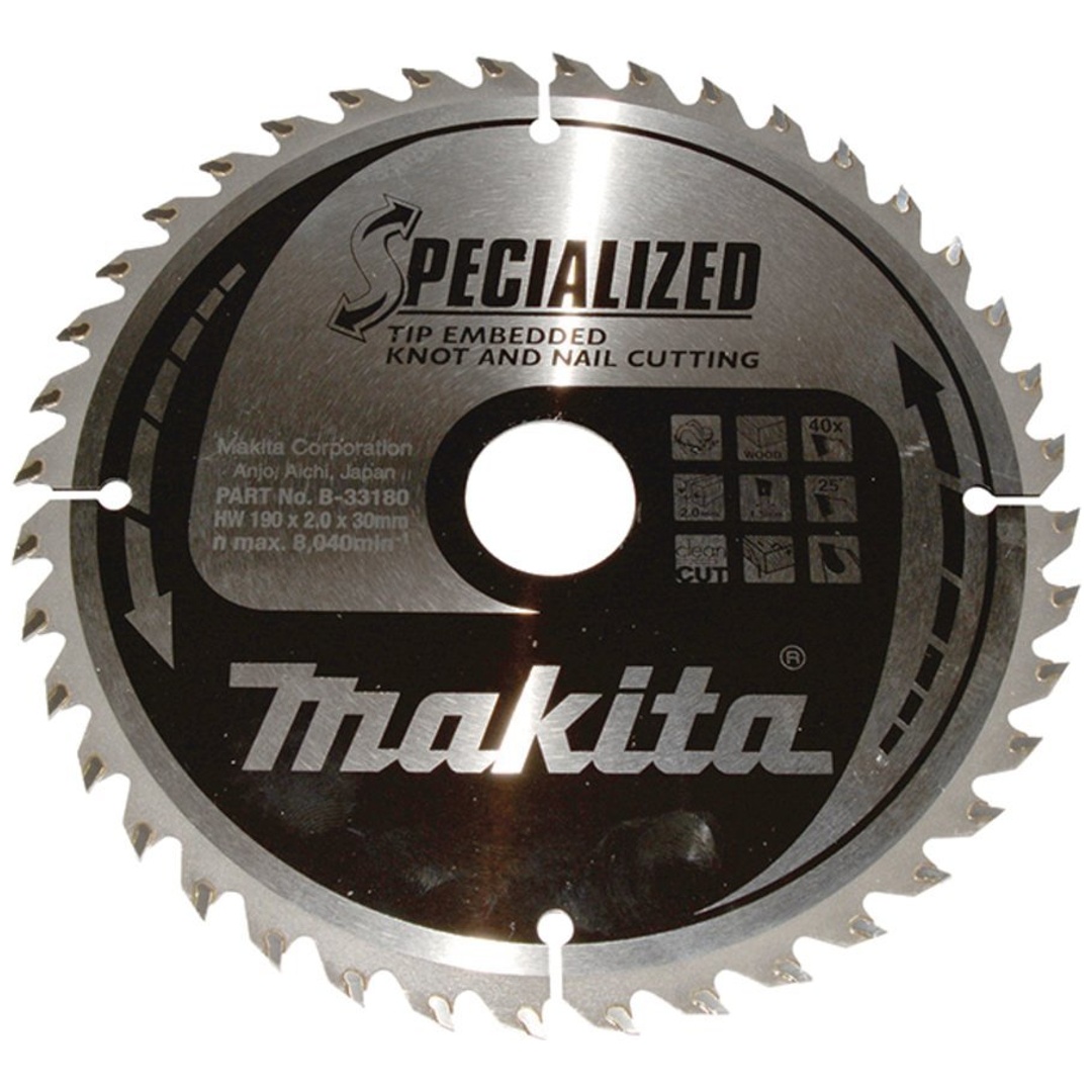 Makita Sägeblatt SPECIALIZED 190x30x40Z