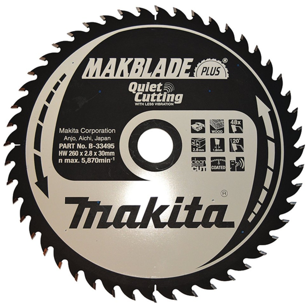 Makita Sägeblatt MAKBLADE+ 260x30x48Z