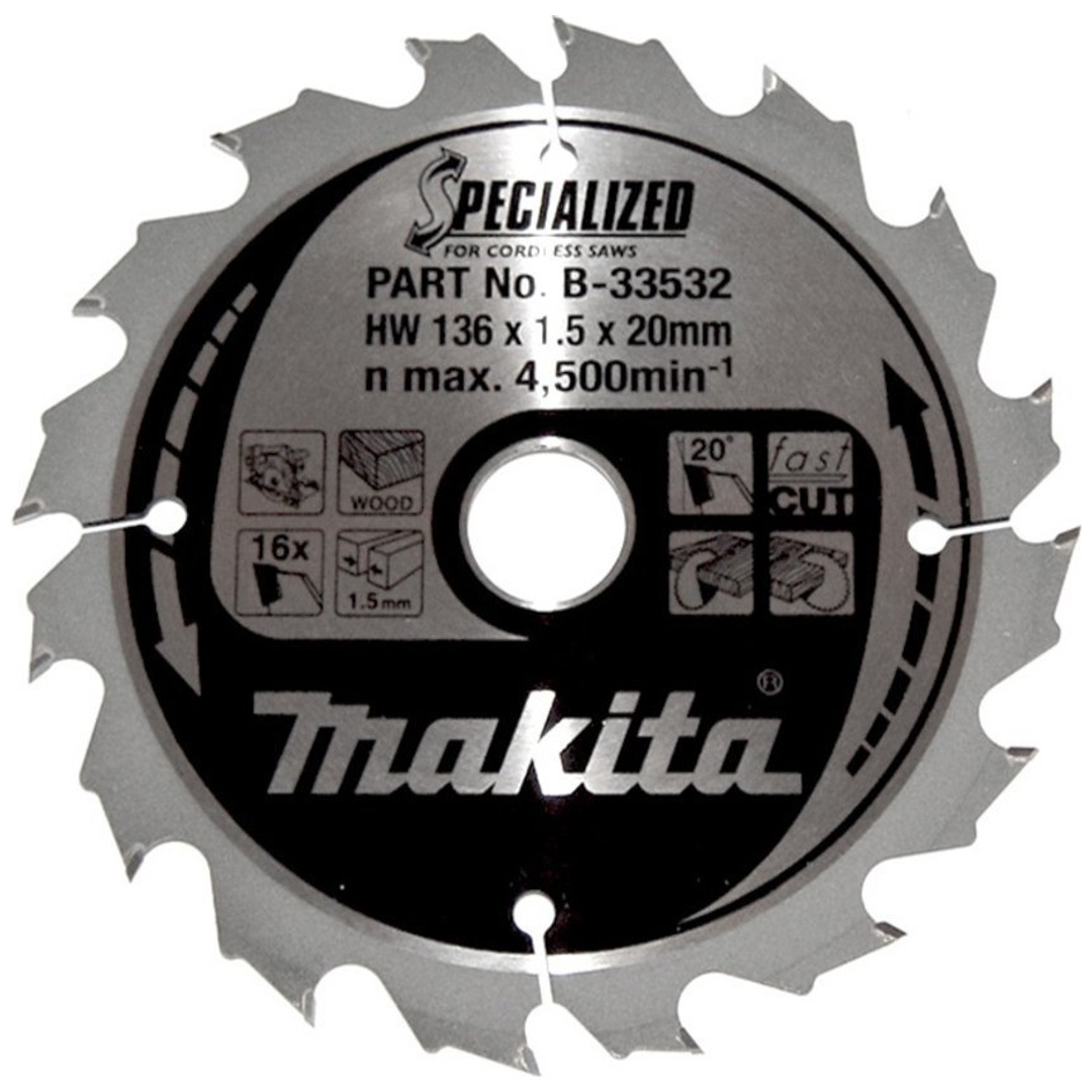 Makita Sägeblatt SPECIALIZED 136x20x16Z