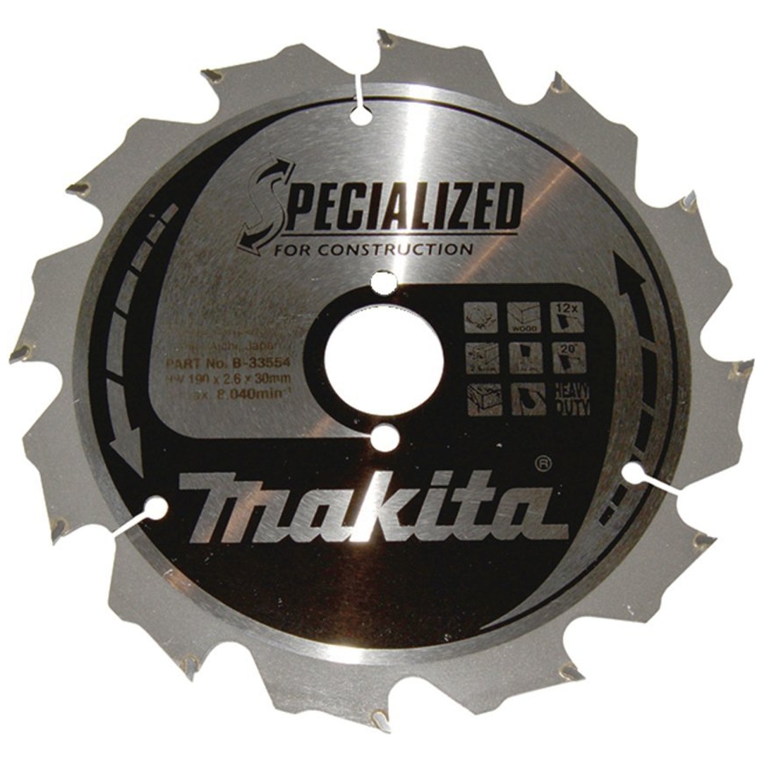 Makita Sägeblatt SPECIALIZED 190x30x12Z