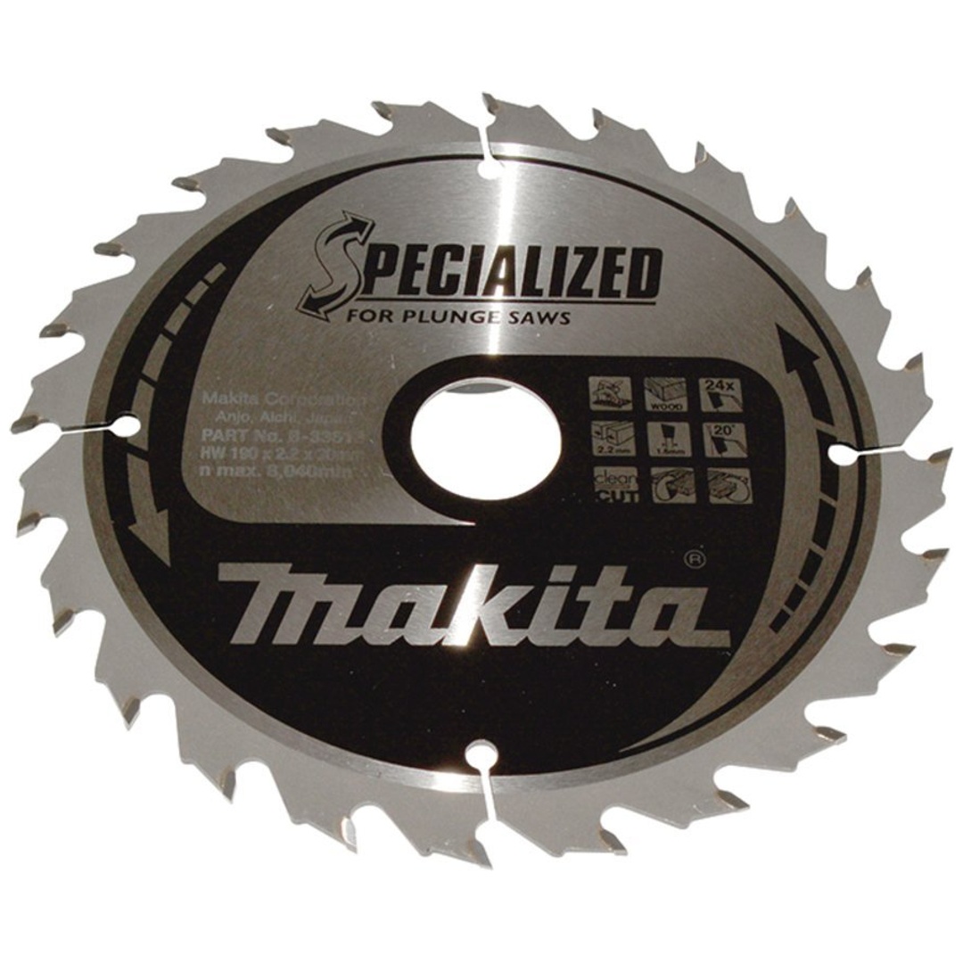 Makita Sägeblatt SPECIALIZED 190x30x24Z, 2,2 mm