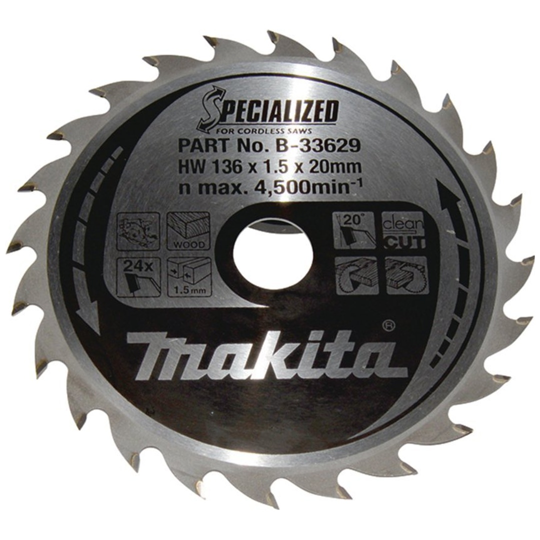Makita Sägeblatt SPECIALIZED 136x20x24Z
