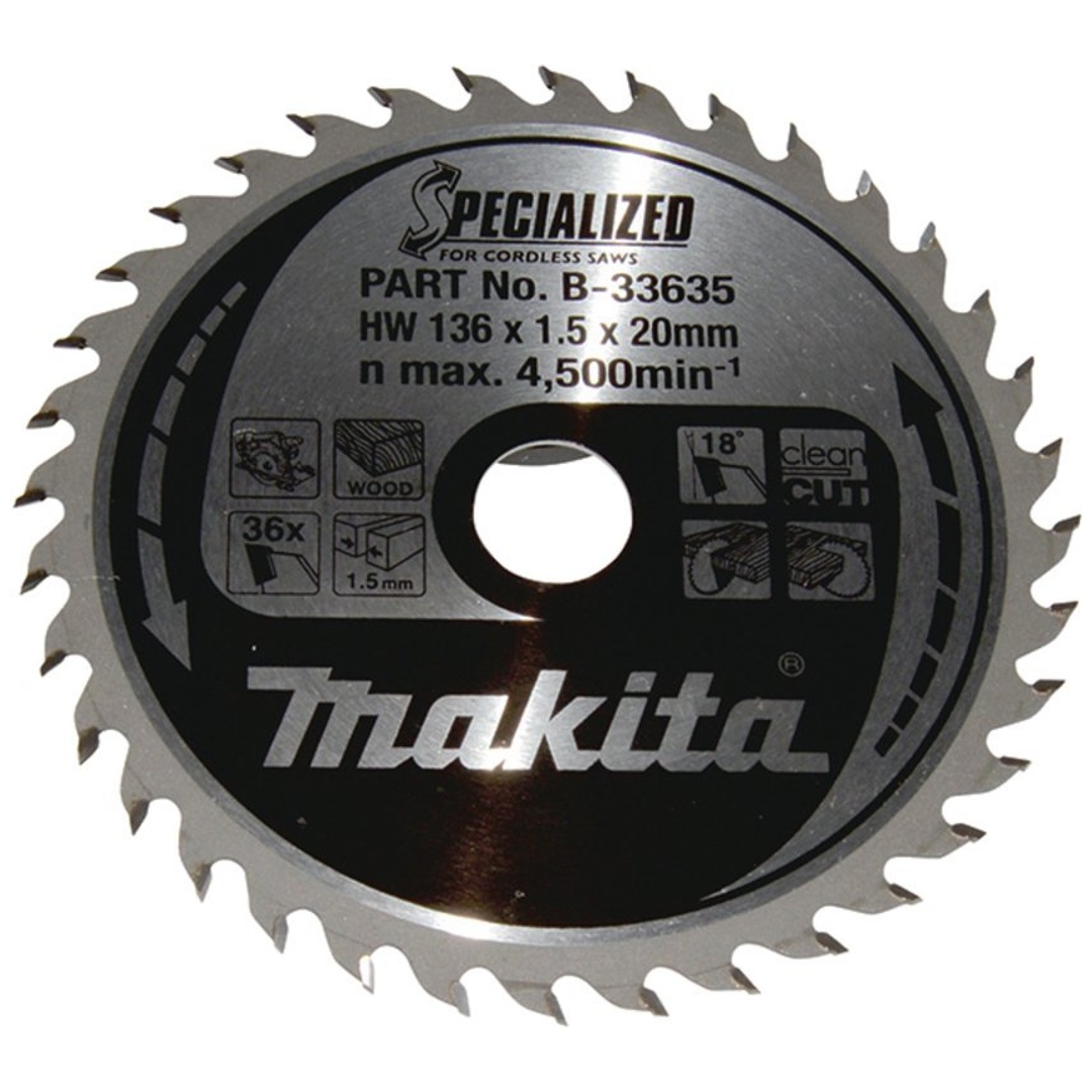 Makita Sägeblatt SPECIALIZED 136x20x36Z