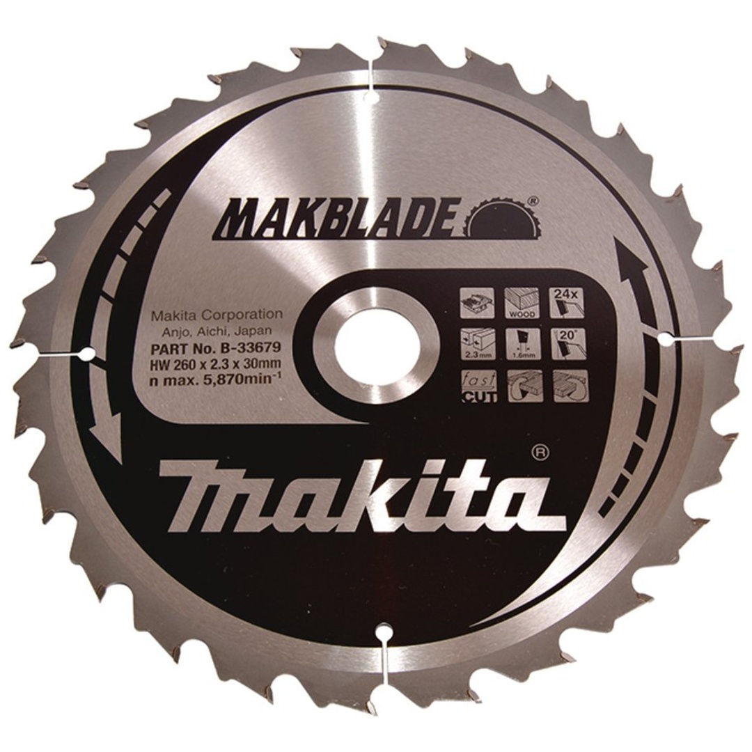 Makita Sägeblatt SPECIALIZED 260x30x24Z