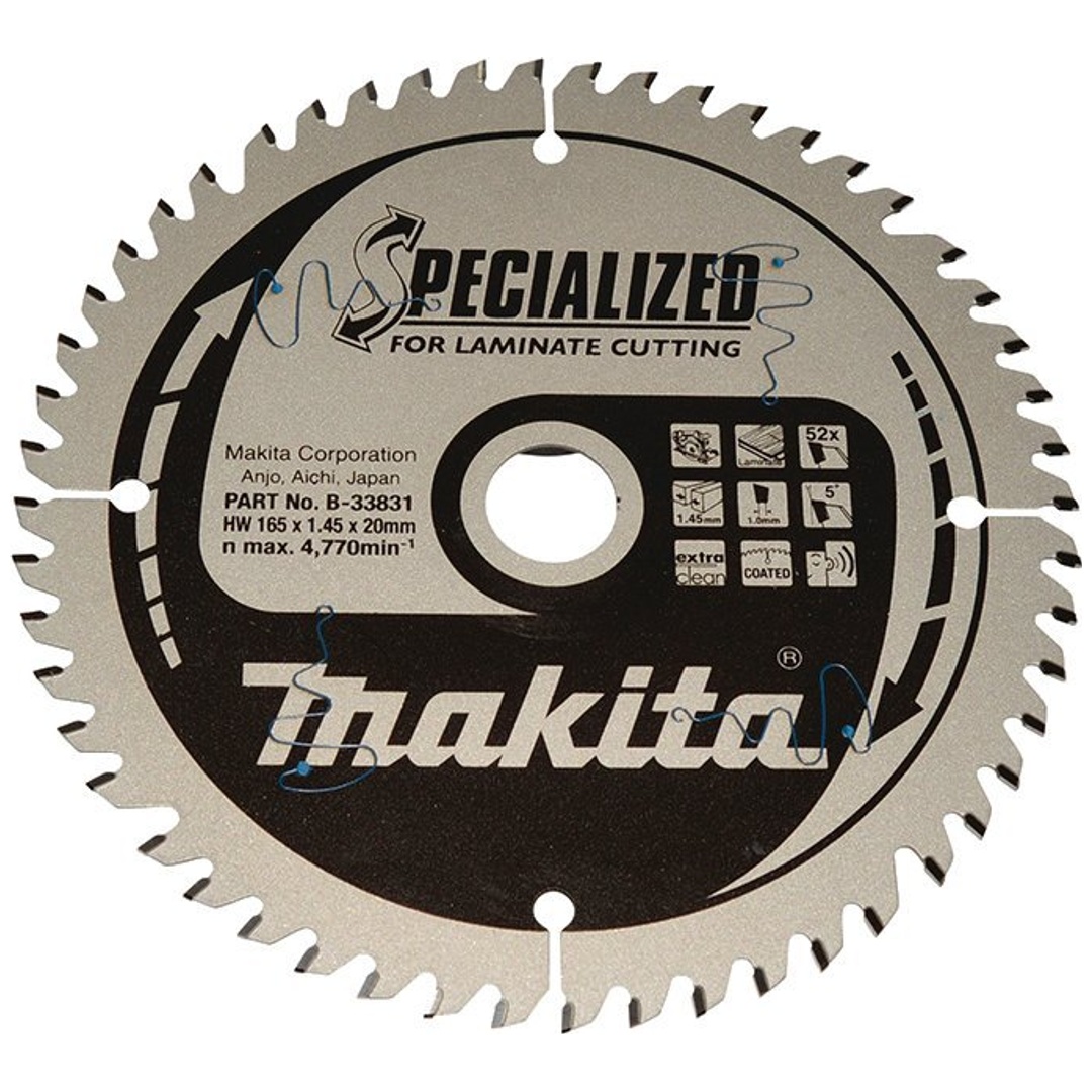 Makita SPECIALIZED Sägeblatt 165x20x52Z