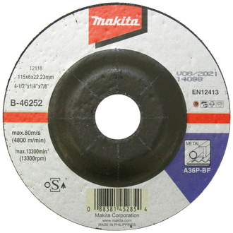 Makita Schruppscheibe Stahl, Ø 115 mm, 6,0 mm, A36P-BF, Stahl
