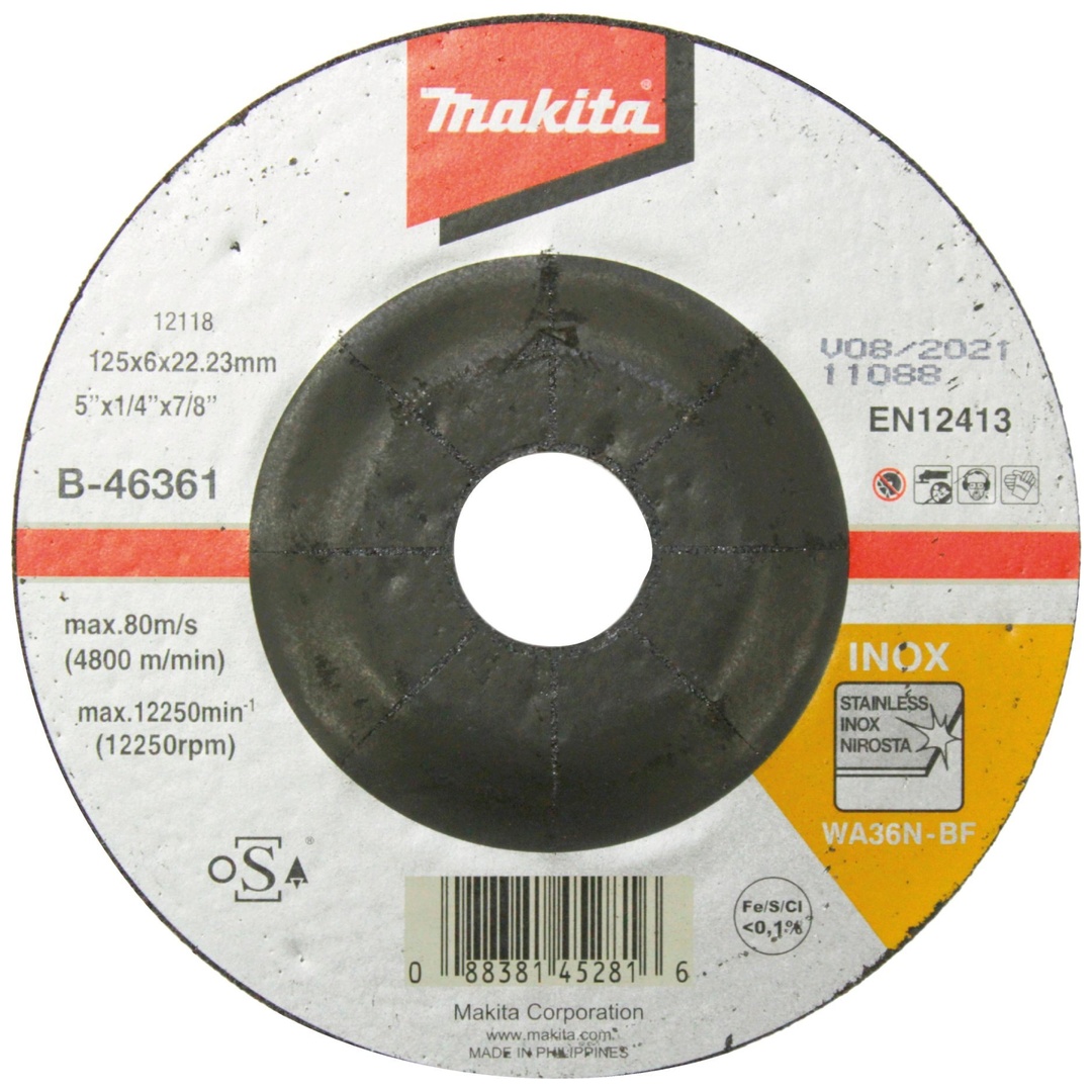 Makita Schruppscheibe 125x6mm INOX