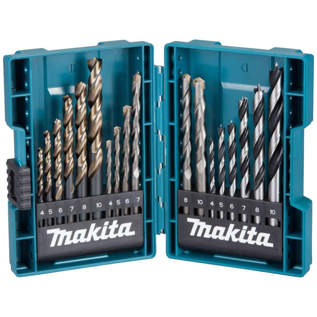 Makita Bohrer-Set 18-tlg, Ø 4 - 10 mm