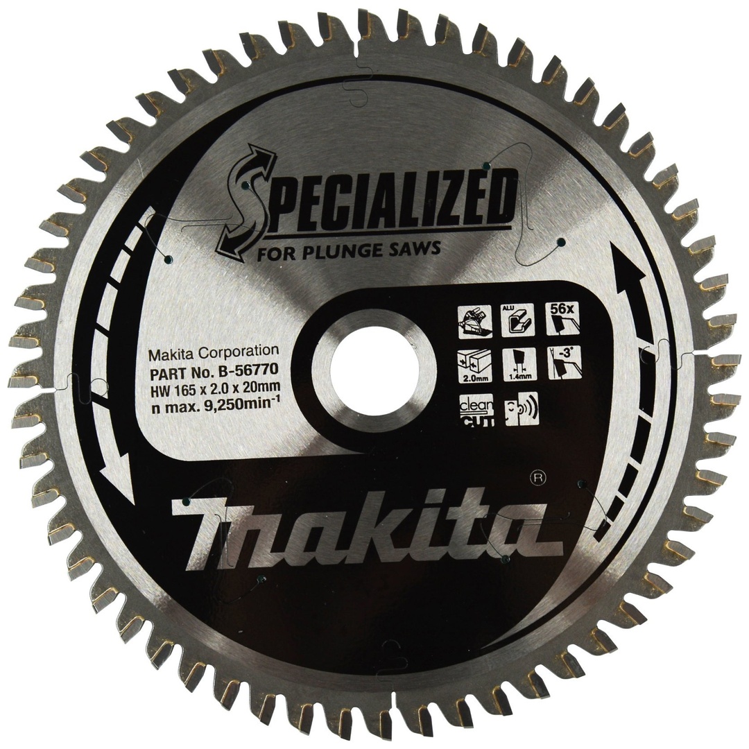 Makita SPECIALIZED Sägeblatt 165x20x56Z