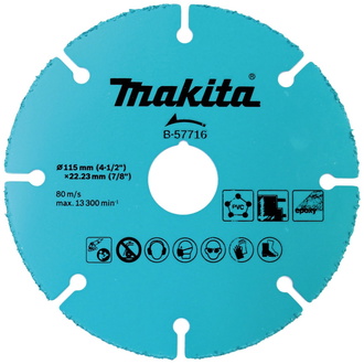 Makita Trennscheibe 115mm universal, Ø 115 mm, 2,0 mm, K30/40, universal