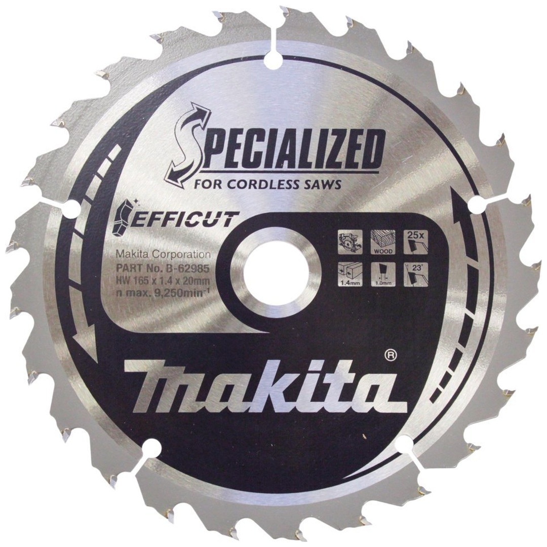 Makita Sägeblatt 165x1,4x20, 25Z EFFICUT Holz