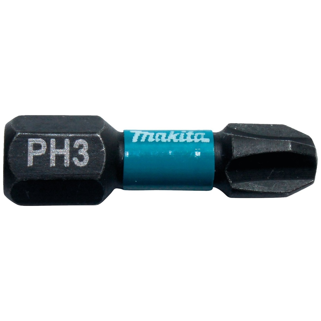 Makita Bit PH3 Impact Black, PH3, 2 Stk., 25 mm