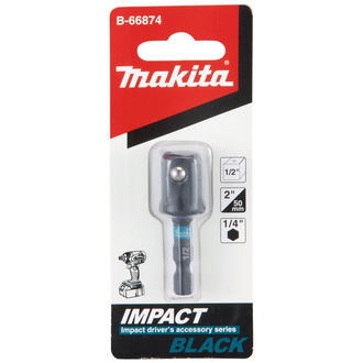 Makita Adapter von 1/4" 6KT auf 1/2" 4KT