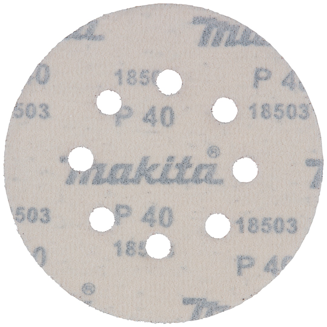 Makita Schleifpapier, 10 Stk., Ø 125 mm, Körnung 40, Art.Nr. D-65816