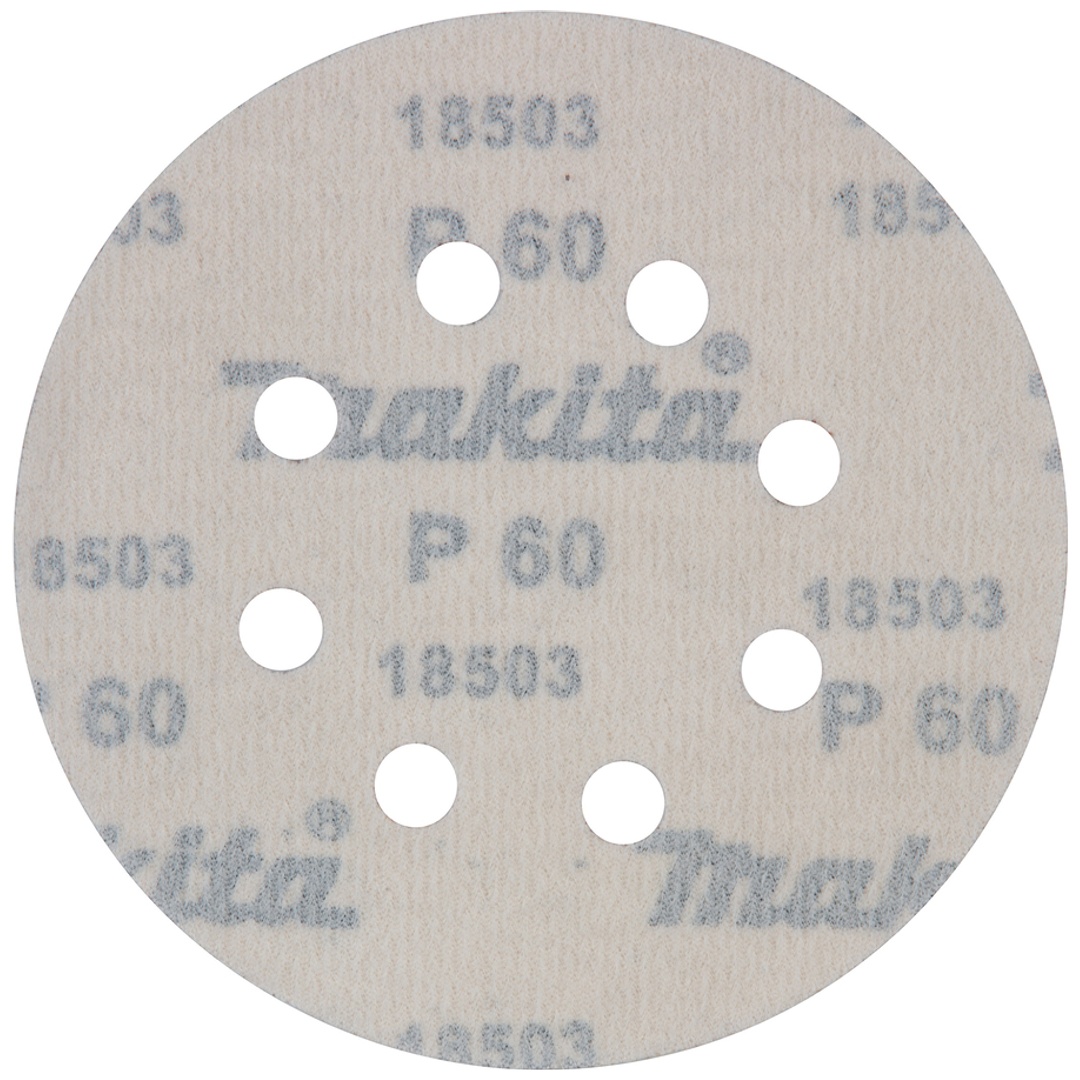 Makita Schleifpapier, 10 Stk., Ø 125 mm, Körnung 60, Art.Nr. D-65822