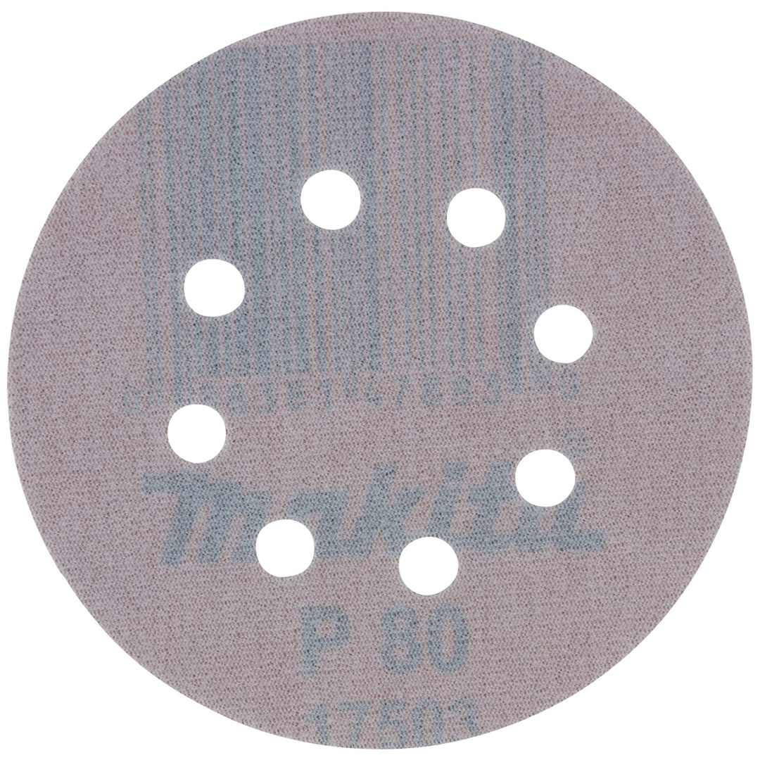 Makita Schleifpapier, 10 Stk., Ø 125 mm, Körnung 80, Art.Nr. D-65838