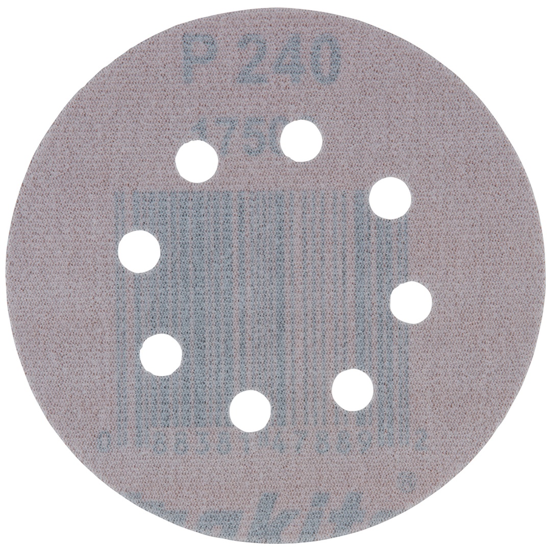 Makita Schleifpapier, 10 Stk., Ø 125 mm, Körnung 240, Art.Nr. D-65888