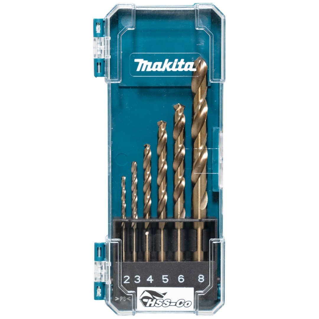 Makita HSS Co Metallbohrer-Set Ø 2,0 - 8,0 mm