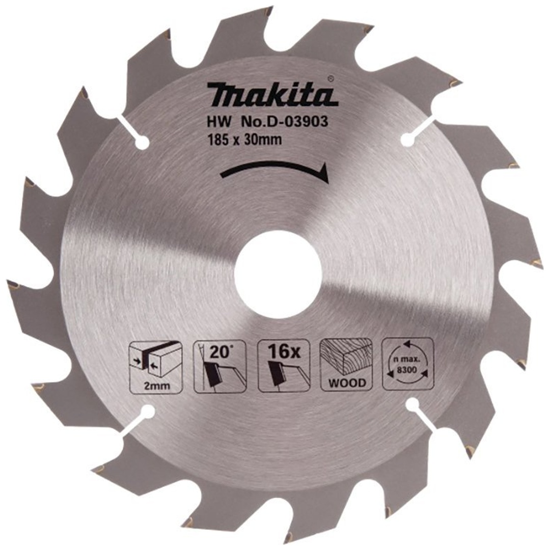 Makita Sägeblatt 185x30/16Z Holz