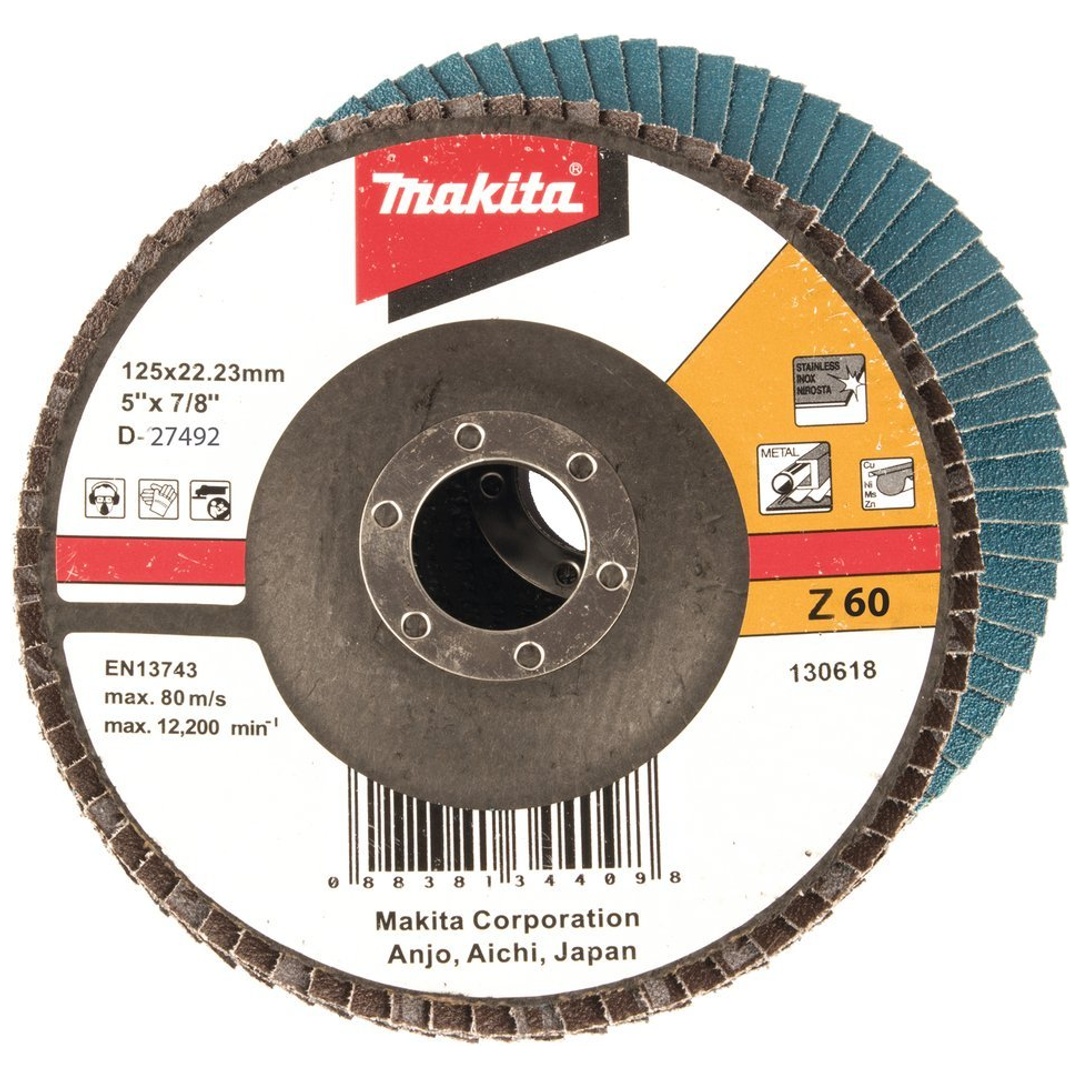 Makita Fächerschleifscheibe 125 mm, Z60