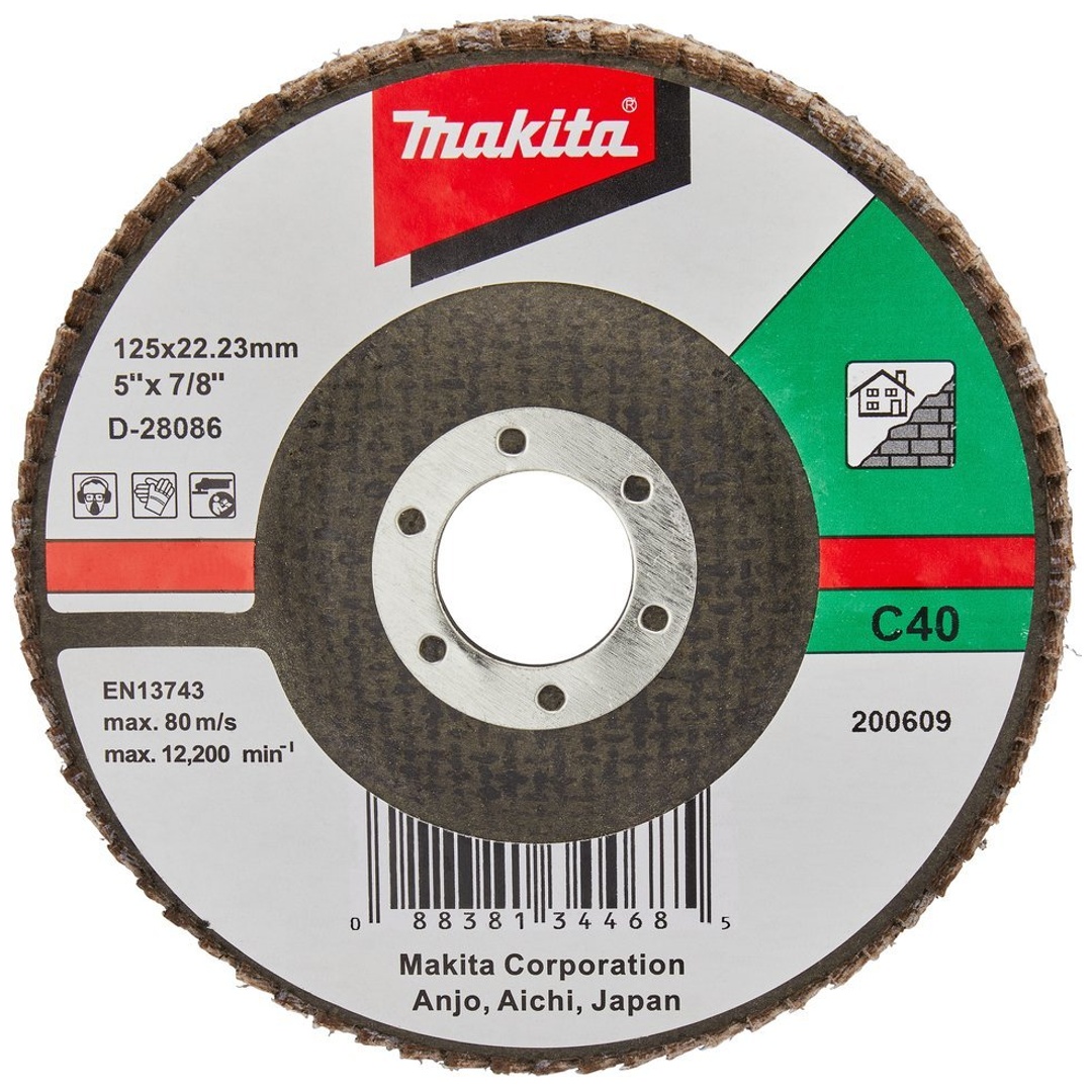 Makita Fächerschleifscheibe 125 mm, C40F