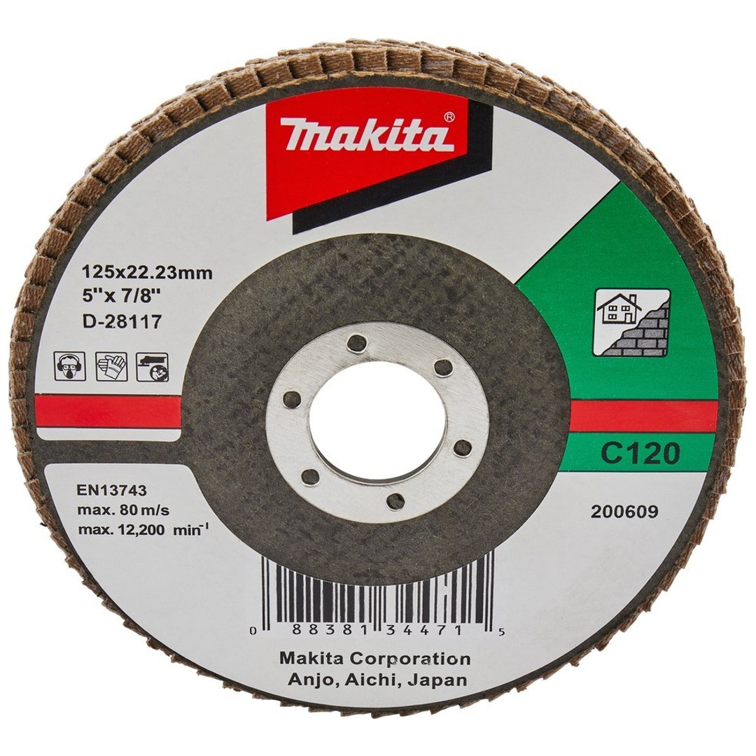 Makita Fächerschleifscheibe 125 mm, C120F