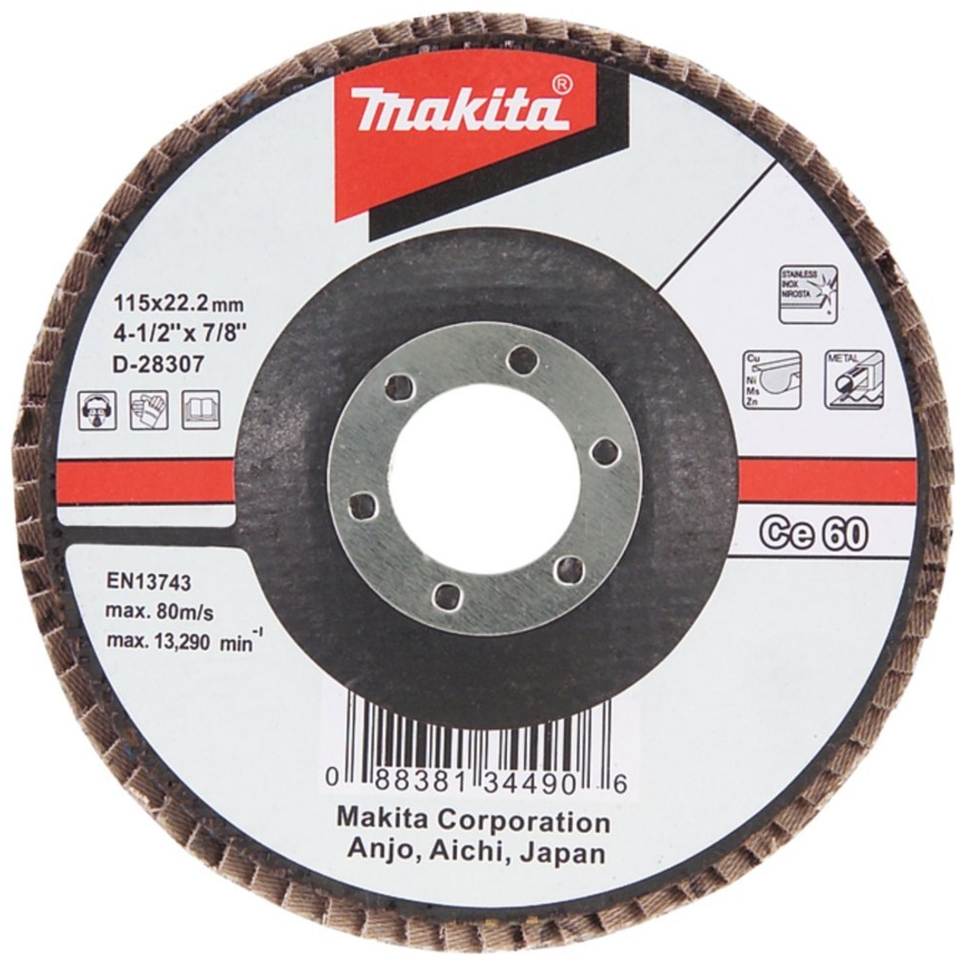 Makita Fächerschleifscheibe 125 mm, 40