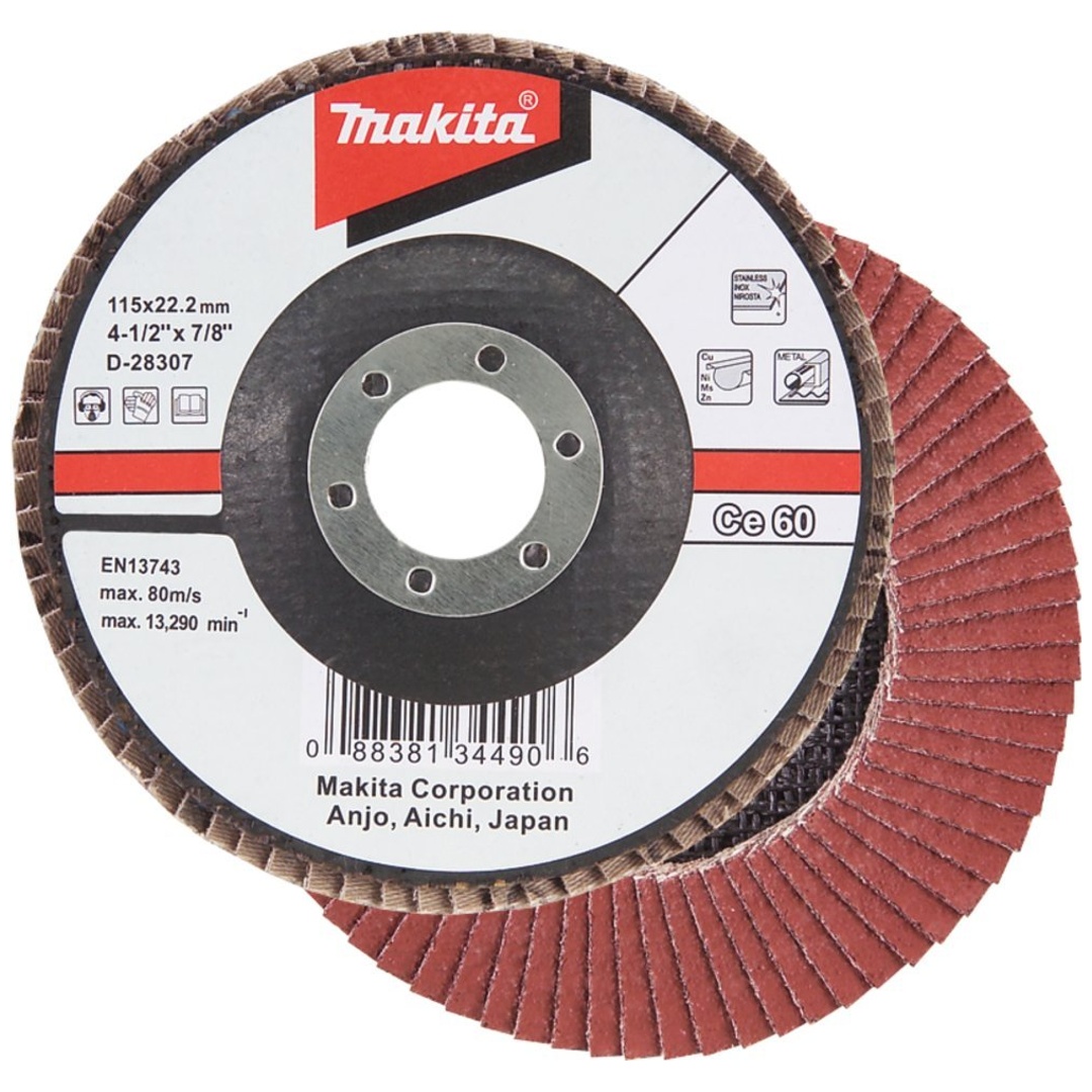 Makita Fächerschleifscheibe 180 mm, 60F, CE60