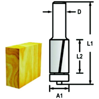 Makita Fräser Bündig 6mm