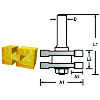 Makita Fräser Verbinden 12 mm