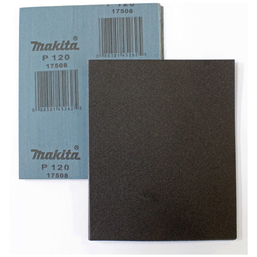 Makita Schleifpapier, 50 Stk., 230x280 mm, K 120, schwarz