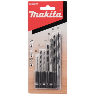 Makita Holzbohrer-Set 7-tlg. Ø 2 - 8mm, 1/4" 6-kant