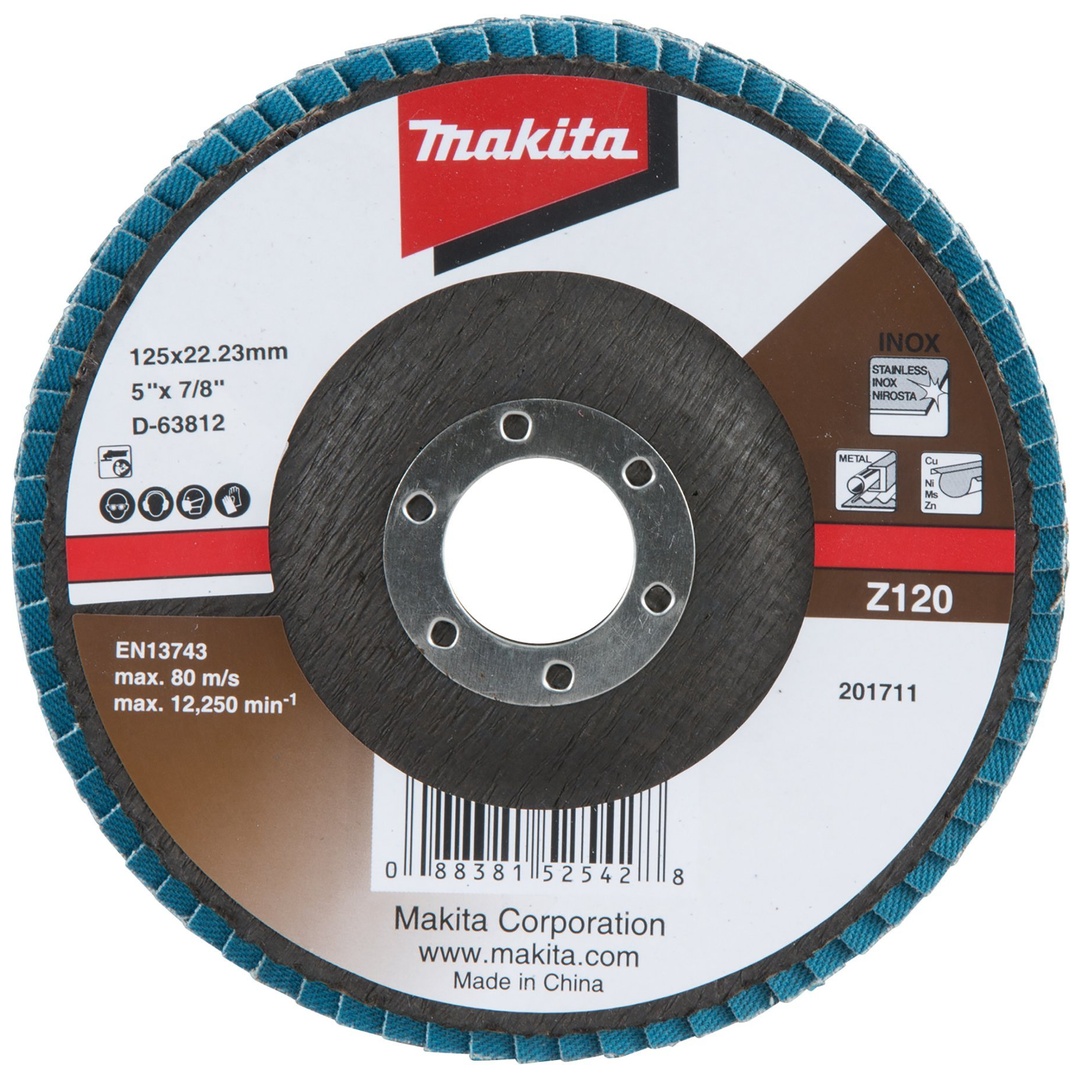 Makita Fächerschleifscheibe 125 mm Z120