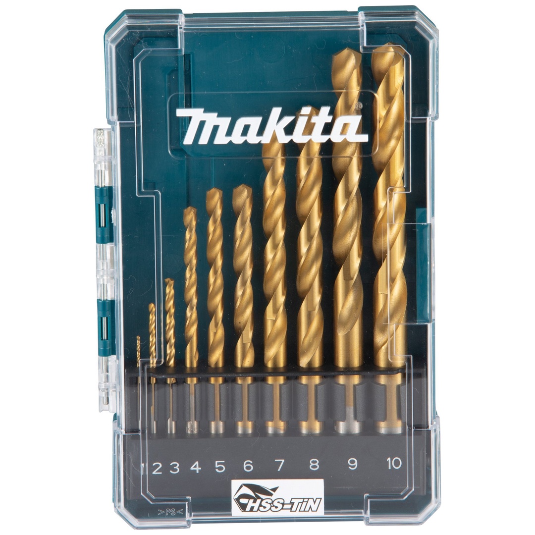 Makita Bohrer-Set HSS 10-tlg., Ø 1-10 mm