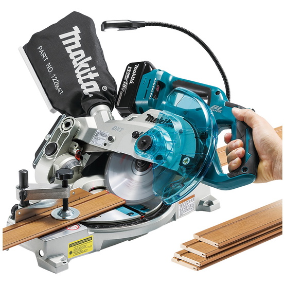 Makita Akku-Kapp- und Gehrungssäge DLS600Z, 18 V, incl. Sägeblatt, Zubehör, - 2