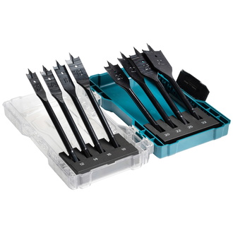 Makita Flachfräsbohrer-Set Ø 12 -32 mm, Rundschaft