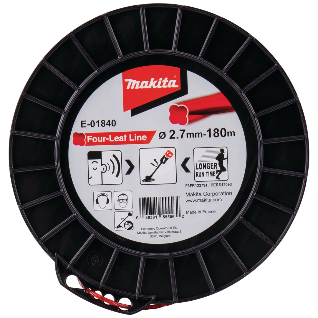Makita Mähfaden Four Leaf 2,7 mm x 180 m E-01840