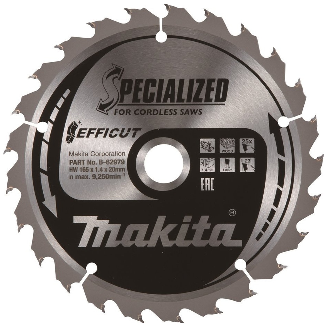 Makita Sägeblatt 185x1,45x30, 24Z EFFICUT Holz