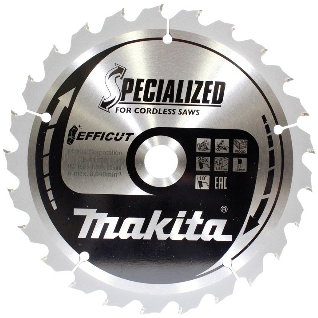 Makita Sägeblatt 190x1,85x20, 25Z EFFICUT Holz